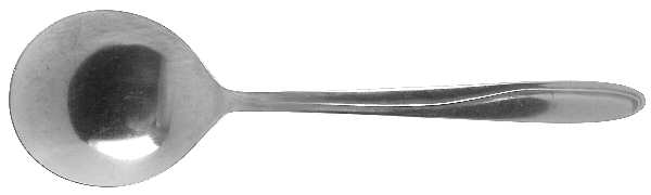 DON2 (STAINLESS) Round Bowl Soup Spoon (Cream Soup) by Edward Don