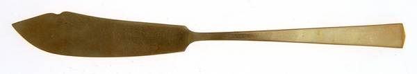 Empress (Dirigold) Goldware Individual Solid Fish Knife