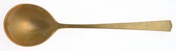 Empress (Dirigold) Goldware Round Bowl Soup Spoon (Cream Soup)