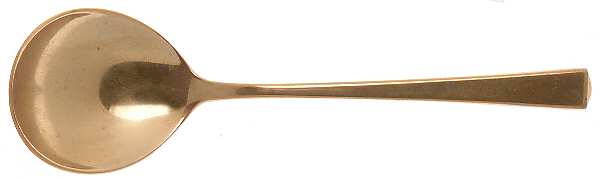 Empress (Dirigold) Goldware Round Bowl Soup Spoon (Cream Soup)