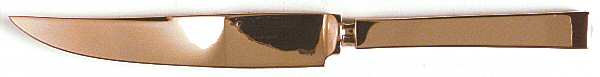 Empress (Dirigold) Goldware Steak Knife Individual Solid No Serrate HC