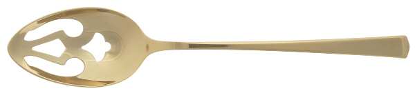 Empress (Dirigold) Goldware Pierced Tablespoon (Serving Spoon)