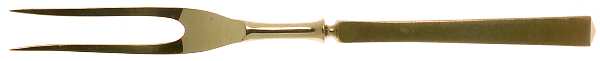 Florentina-Dirilyte (Dirigold) Goldware Small Steak Carving Fork with Stainless Prongs