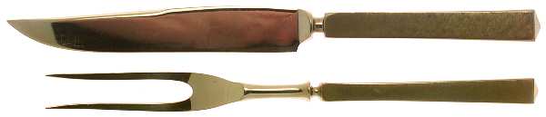 Florentina-Dirilyte (Dirigold) Goldware Small Stainless Blade 2-Piece Steak Carving Set