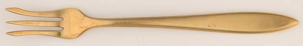 Regal (Dirilyte, Possible Clover Backstamp) Fork-Pickle/Olive-Short Handle