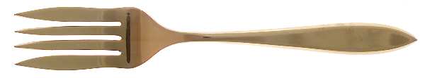 Regal (Dirilyte, Possible Clover Backstamp) Medium Solid Cold Meat Serving Fork