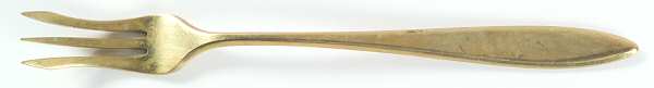 Regal (Dirilyte, Possible Clover Backstamp) Short Handle Pickle/Olive Fork