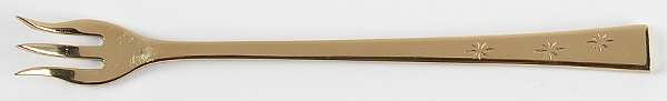 Tropical Star (Dirigold) Goldware Cocktail/Seafood Fork