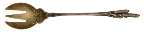 Cat Tails (Sterling, 1898) Ice Cream Fork