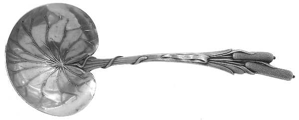 Cat Tails (Sterling, 1898) Solid Piece Cream Ladle