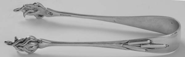Cat Tails (Sterling, 1898) Small Sugar Tongs