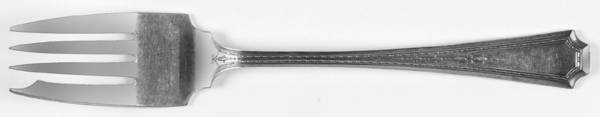 Colfax (Sterling, 1922) Small Solid Cold Meat Serving Fork