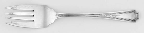 Colfax (Sterling, 1922) Large Individual Solid Fish/Salad Fork