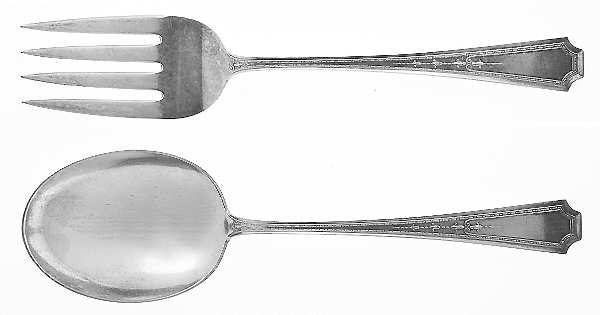 Colfax (Sterling, 1922) Solid Serving Set
