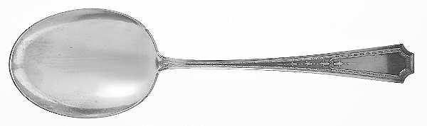 Colfax (Sterling, 1922) Solid Serving Spoon