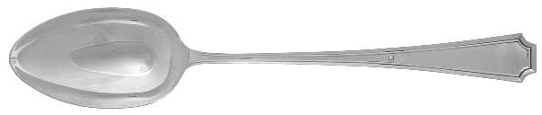 Fairfax (Sterling, 1910, Monograms) Gravy/Dressing Spoon with Button by Durgin