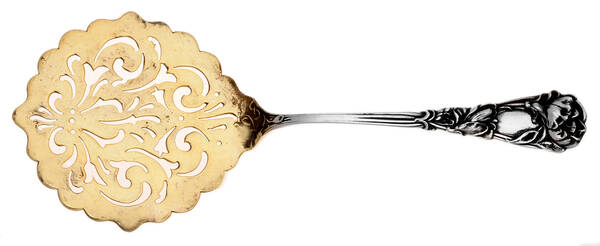 Iris (Sterling, 1900, No Monograms) Small Cucumber Server