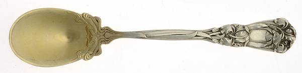 Iris (Sterling, 1900, No Monograms) Ice Cream Spoon Individual