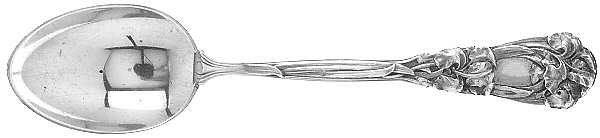 Iris (Sterling, 1900, No Monograms) Demitasse Spoon