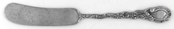 Louis XV (Sterling, 1891) Flat Handle Butter Spreader