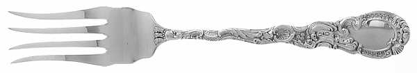 Louis XV (Sterling, 1891) Large Individual Salad Fork