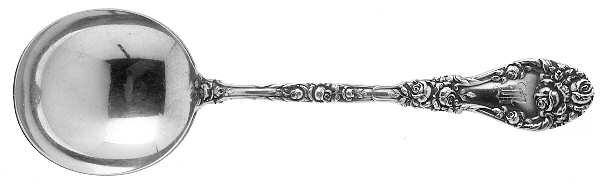 Marechal Niel (Sterling, 1896) Round Bowl Soup Spoon (Gumbo)