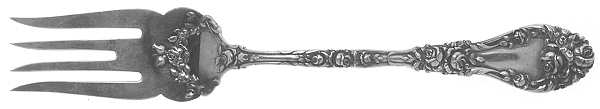 Marechal Niel (Sterling, 1896) Small Solid Cold Meat Serving Fork