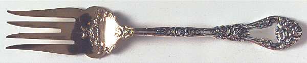 Marechal Niel (Sterling, 1896) Small Solid Cold Meat Serving Fork