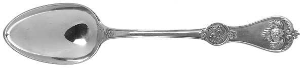 Strawberry (Coin, 1874) Dessert/Oval Soup Spoon