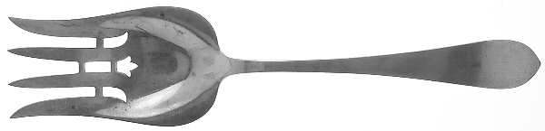 1776 (Sterling, 1886) Solid Salad Serving Fork