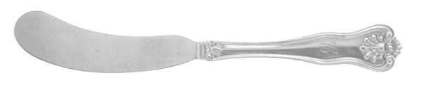 Alexandra (Sterling, 1903) Large Flat Handle Butter Spreader