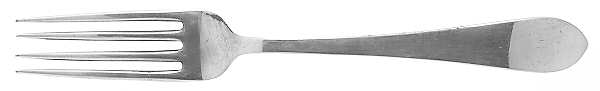 Broad Antique (Sterling, 1890) Fork