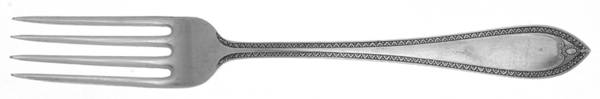 Colonial Antique (Sterling, 1923, No Monograms) Fork