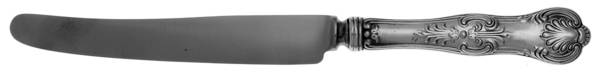 King (Sterling, 1880) New French Hollow Knife with Bolster