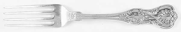 King (Sterling, 1880) Fork