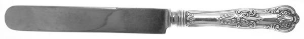 King (Sterling, 1880) Old French Hollow Knife with Bolster