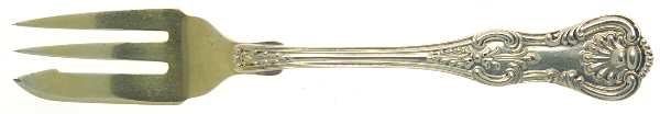 King (Sterling, 1880) Individual Pie Fork