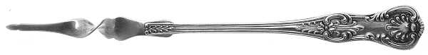 King (Sterling, 1880) One Tine Butter Pick