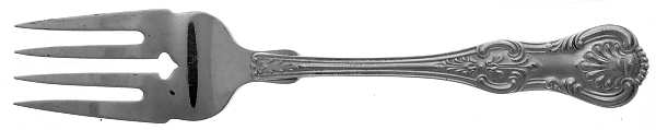 King (Sterling, 1880) Individual Salad Fork