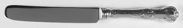 King (Sterling, 1880) Blunt Hollow Handle Knife W/Bolster