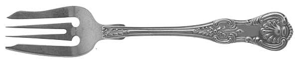 King (Sterling, 1880) Pastry Fork