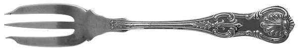 King (Sterling, 1880) Fork-Pastry