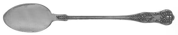 King (Sterling, 1880) Parfait Spoon (Solid Piece)