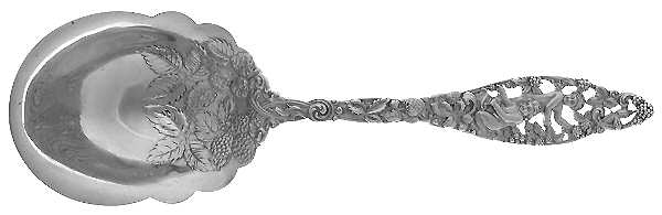 Labors of Cupid (Sterling, 1900, No Monograms) Large Solid Berry/Casserole Spoon