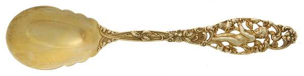 Labors of Cupid (Sterling, 1900, No Monograms) Ice Cream Spoon Individual
