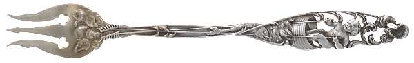 Labors of Cupid (Sterling, 1900, No Monograms) Oyster Fork