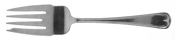 Lexington (Sterling, 1915) Small Solid Cold Meat Serving Fork