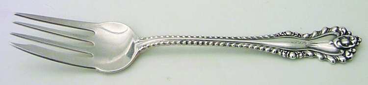 Mazarin (Sterling, 1892, No Monograms) Individual Salad Fork