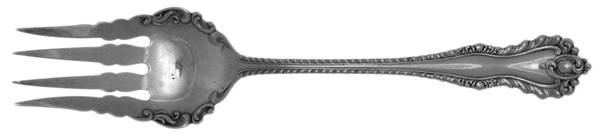 Mazarin (Sterling, 1892, No Monograms) Solid Salad Serving Fork