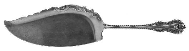 Mazarin (Sterling, 1892, No Monograms) Large Solid Ice Cream Server